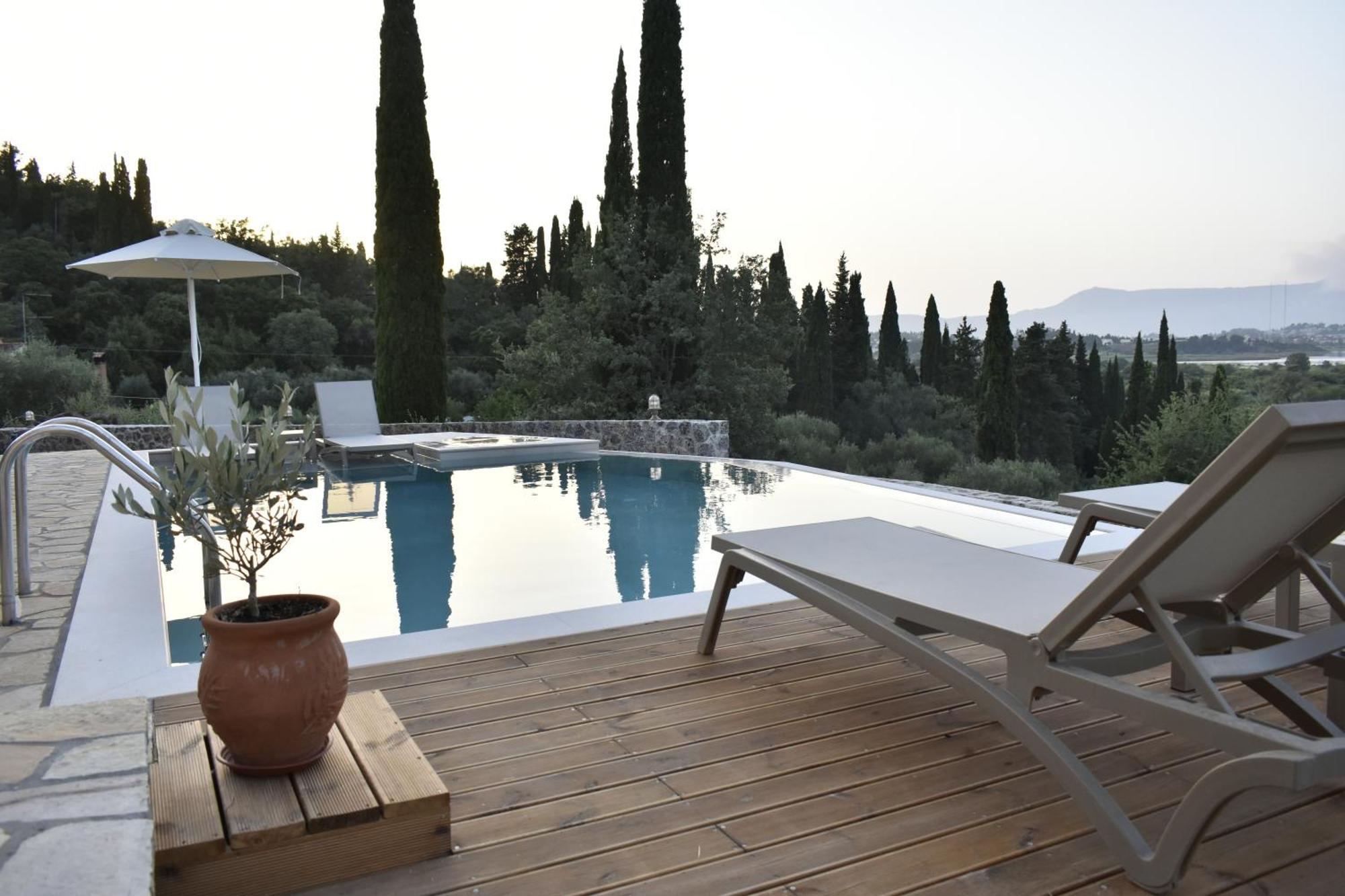 ペラマ Corfu View Deluxeヴィラ エクステリア 写真