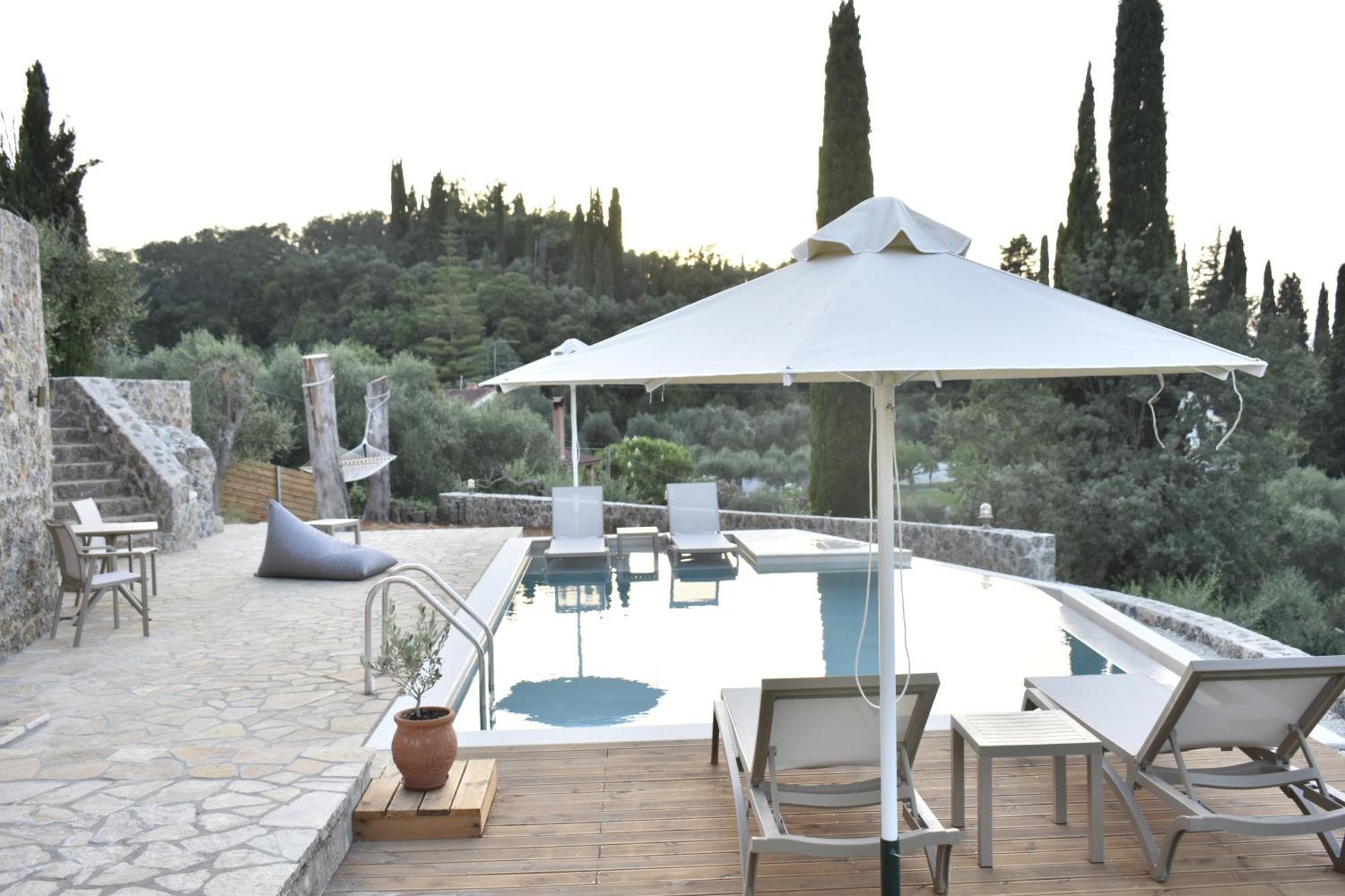 ペラマ Corfu View Deluxeヴィラ エクステリア 写真